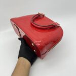 Louis Vuitton Alma BB Red Monogram Vernis GHW