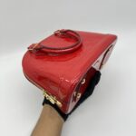 Louis Vuitton Alma BB Red Monogram Vernis GHW
