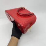 Louis Vuitton Alma BB Red Monogram Vernis GHW
