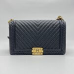 Chanel Boy 28 Caviar Black GHW