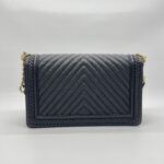 Chanel Boy 28 Caviar Black GHW