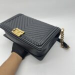 Chanel Boy 28 Caviar Black GHW