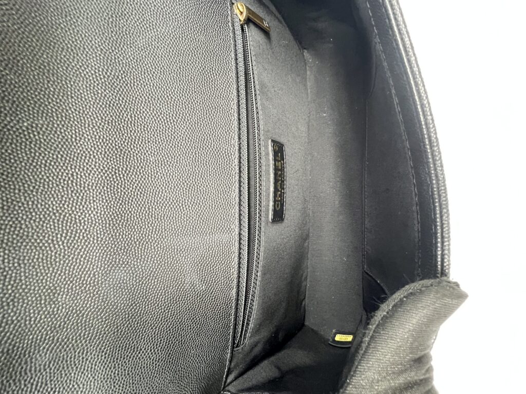 Chanel Boy 28 Caviar Black GHW