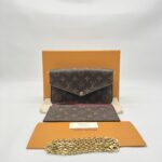 Louis Vuitton Felicie Pochette GM Monogram Fuchsia GHW