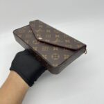 Louis Vuitton Felicie Pochette GM Monogram Fuchsia GHW