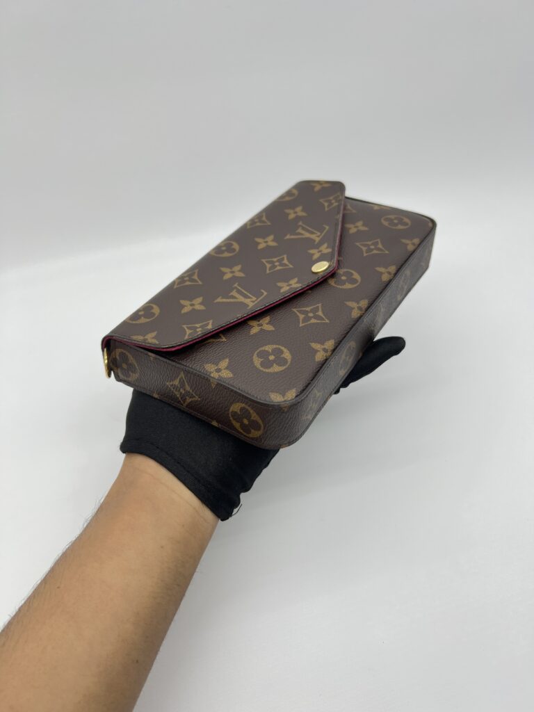 Louis Vuitton Felicie Pochette GM Monogram Fuchsia GHW