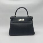 Hermes Kelly 28 Togo Noir PHW