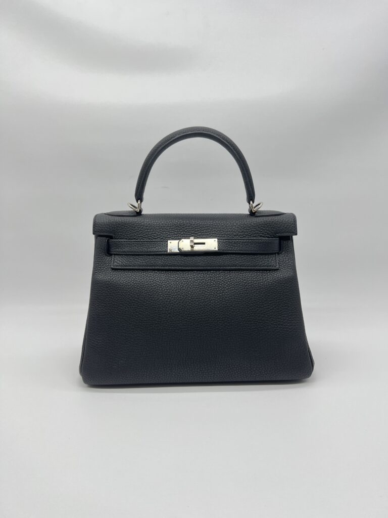 Hermes Kelly 28 Togo Noir PHW