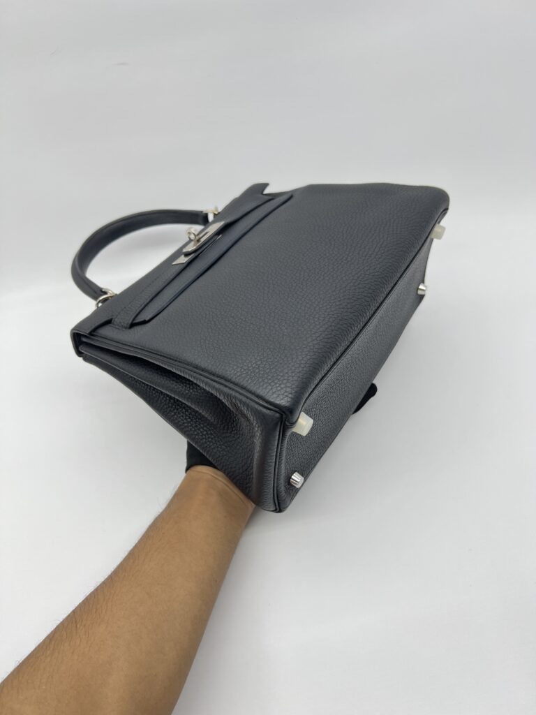 Hermes Kelly 28 Togo Noir PHW