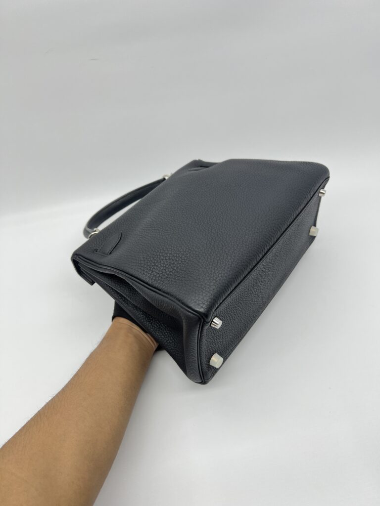 Hermes Kelly 28 Togo Noir PHW