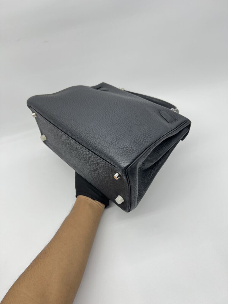 Hermes Kelly 28 Togo Noir PHW