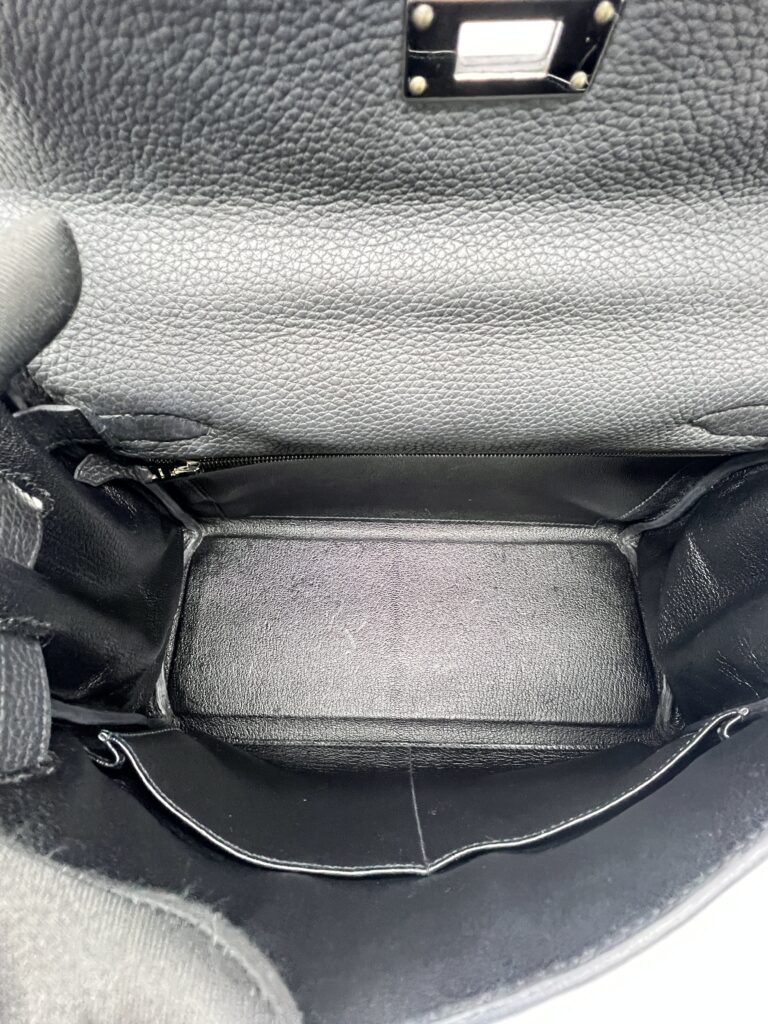 Hermes Kelly 28 Togo Noir PHW
