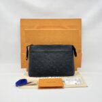 Louis Vuitton Pochette Voyage Souple Monogram Shadow Black