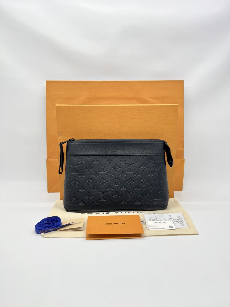 Louis Vuitton Pochette Voyage Souple Monogram Shadow Black