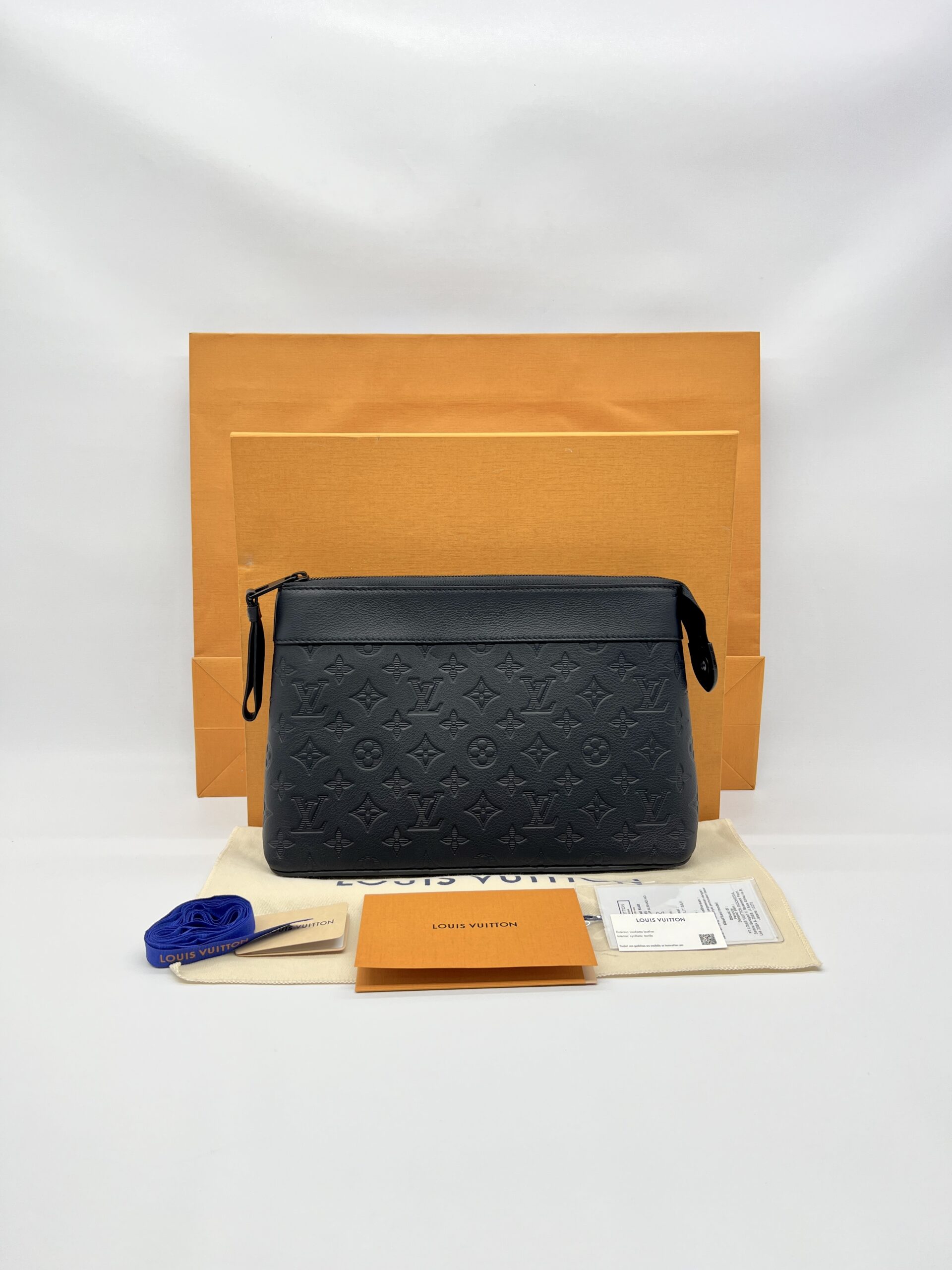 Louis Vuitton Pochette Voyage Souple Monogram Shadow Black