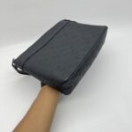 Louis Vuitton Pochette Voyage Souple Monogram Shadow Black