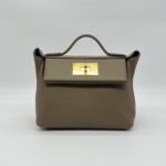 Hermes 24/24 - 21 Veau Swift Etoupe GHW