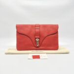 Balenciaga Tube Clutch Red GHW