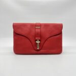 Balenciaga Tube Clutch Red GHW