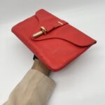 Balenciaga Tube Clutch Red GHW