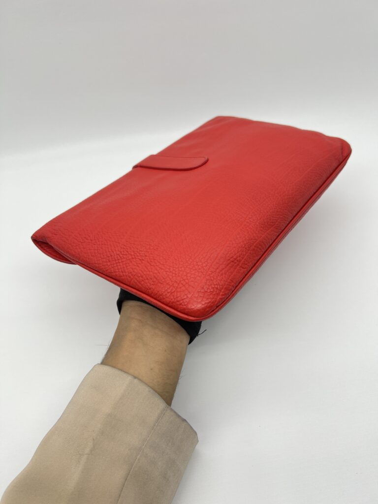 Balenciaga Tube Clutch Red GHW