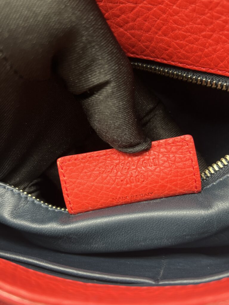 Balenciaga Tube Clutch Red GHW