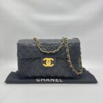 Chanel Classic Maxi Single Flap Lambskin Black GHW