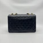 Chanel Classic Maxi Single Flap Lambskin Black GHW