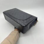 Chanel Classic Maxi Single Flap Lambskin Black GHW