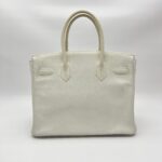 Hermes Birkin 30 Epsom Retourne Blanc PHW
