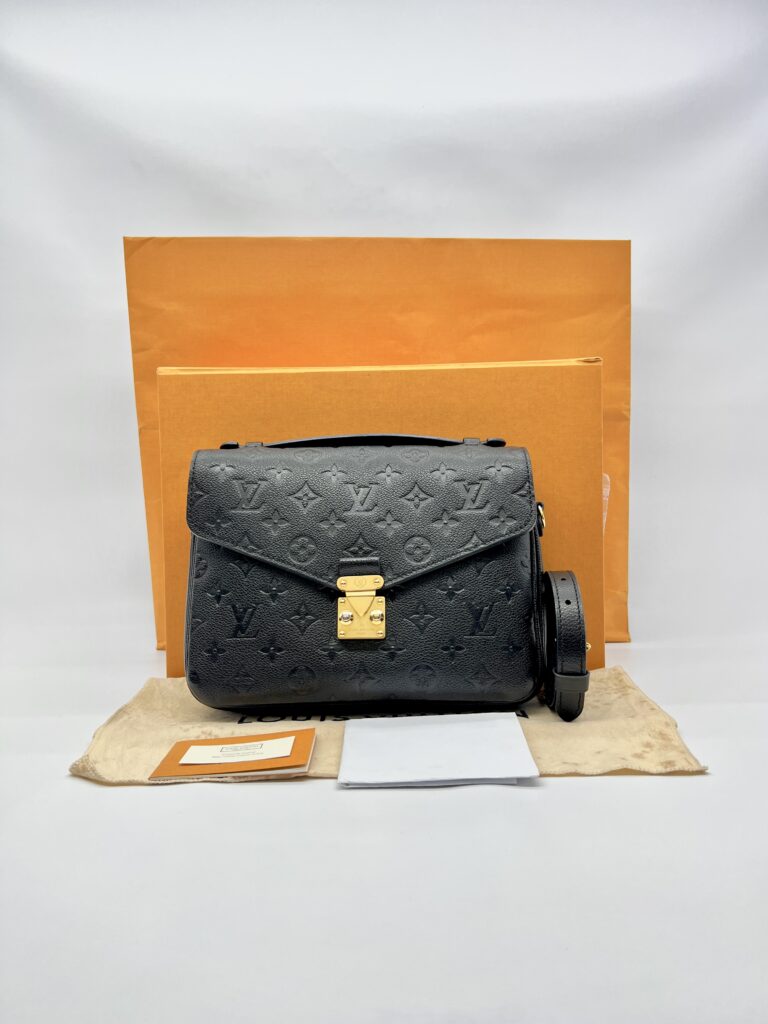 Louis Vuitton Metis MM Monogram Empreinte Noir GHW