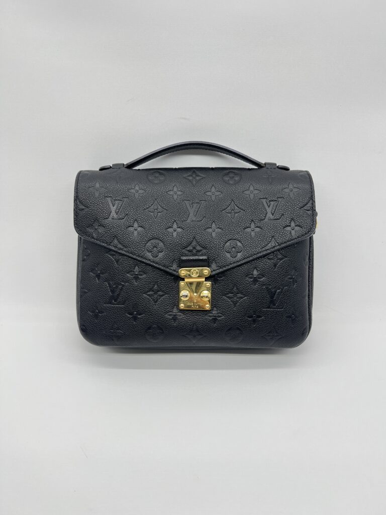 Louis Vuitton Metis MM Monogram Empreinte Noir GHW