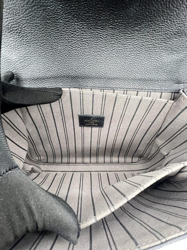 Louis Vuitton Metis MM Monogram Empreinte Noir GHW