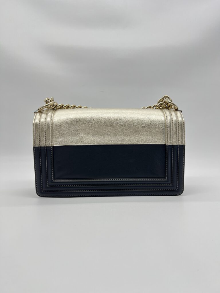 Chanel Boy 25 Bicolor Light Gold Black LGHW