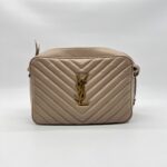 Saint Laurent Loulou Camera Dark Beige GHW