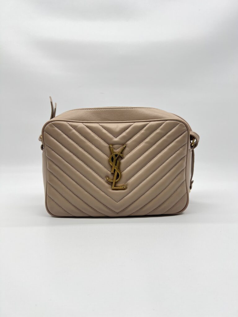 Saint Laurent Loulou Camera Dark Beige GHW