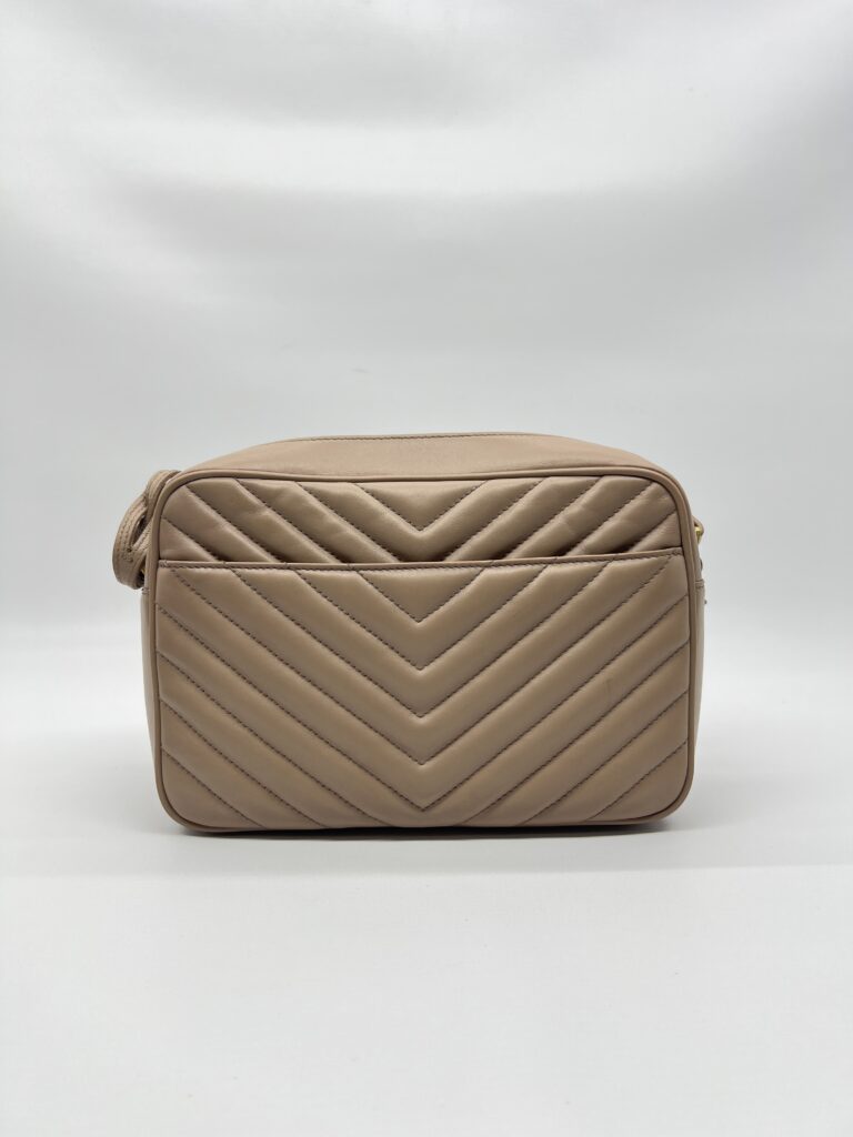 Saint Laurent Loulou Camera Dark Beige GHW