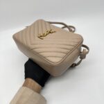 Saint Laurent Loulou Camera Dark Beige GHW