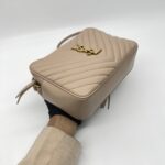 Saint Laurent Loulou Camera Dark Beige GHW