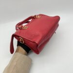 Balenciaga Mini City Edge Chevre Red GHW