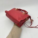 Balenciaga Mini City Edge Chevre Red GHW