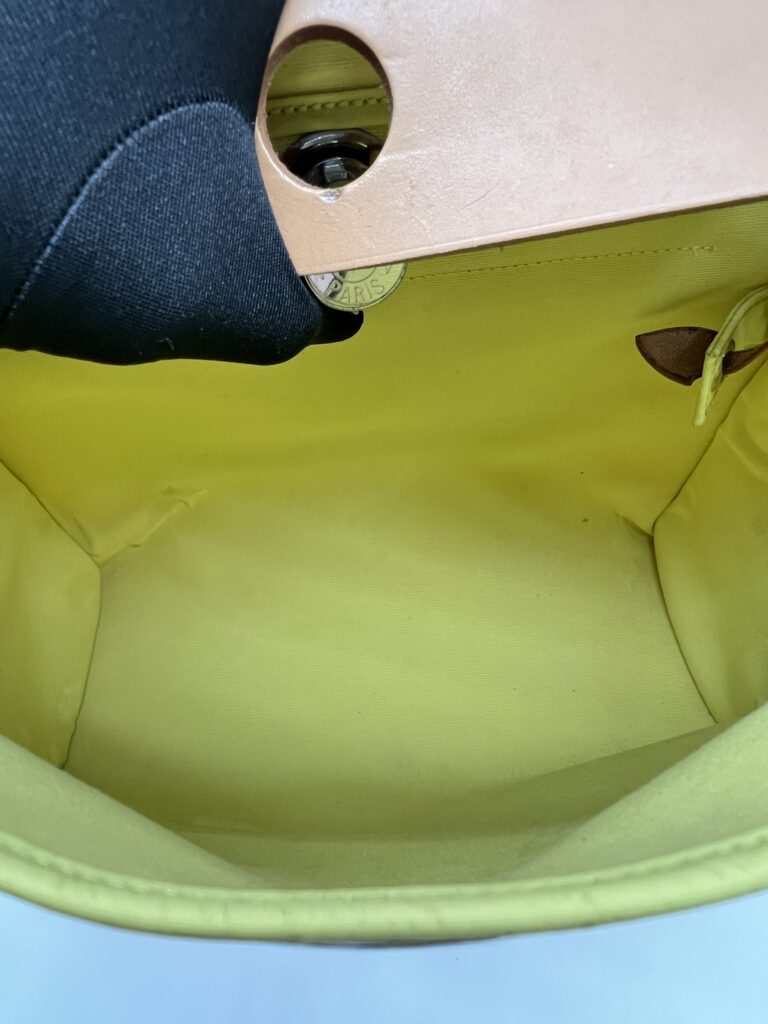 Hermes Herbag 31 Canvas Lime PHW