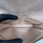 Louis Vuitton Vavin Chain Wallet Damier Ebene Creme Venus GHW