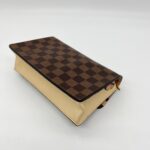 Louis Vuitton Vavin Chain Wallet Damier Ebene Creme Venus GHW