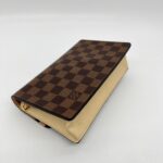 Louis Vuitton Vavin Chain Wallet Damier Ebene Creme Venus GHW