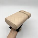 Chanel Vanity Phone Holder Caviar Beige GHW