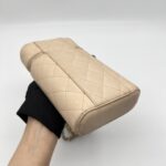 Chanel Vanity Phone Holder Caviar Beige GHW