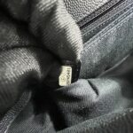 Chanel Coco Handle Small Chevron Caviar Dark Grey Dark Silver HW