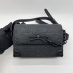 Louis Vuitton Steamer Wearable Wallet Monogram Taurillon Black