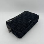 Dior Pochette Canvas Oblique Black